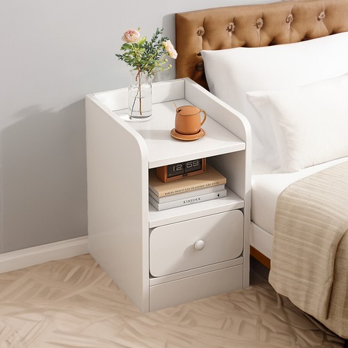 Wooden narrow bedside - bedside, table