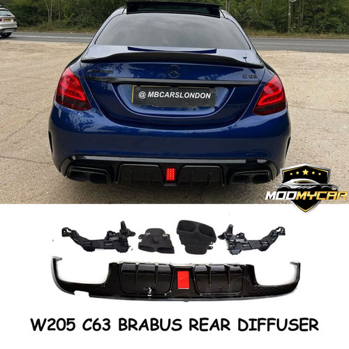 Mercedes class rear diffuser - mercedes, c