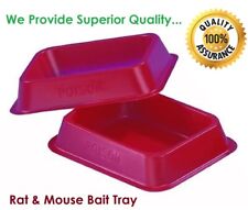 Rat Mouse Bait Trays For Holding & Monitoring Rat & Mouse Poison-pack of 10