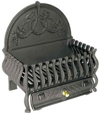 Cast Iron Fire Basket Dog