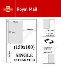 Royal Mail 6x4 A4 Integrated