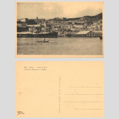 Vintage postcard oran - vintage,