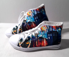 Womens canvas top boots - canvas,