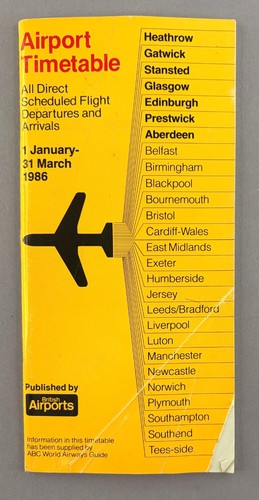 Baa airport timetable january - baa,