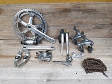 Shimano Dura-Ace Ultegra Tricolor 105 bar end shifters 2x7 spd TT bike groupset