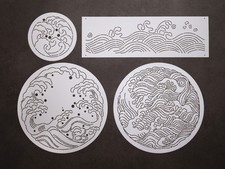Sashiko Stencils Embroidery