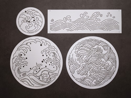 Sashiko stencils embroidery - sashiko,