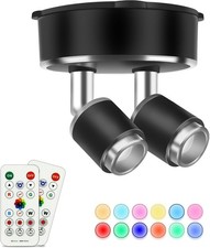 Amries LED Battery Spotlights, Indoor Lights Battery Operated, Spotlights.