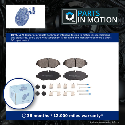 Brake pads set fits iveco - brake,