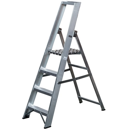Aluminium platform step - aluminium,