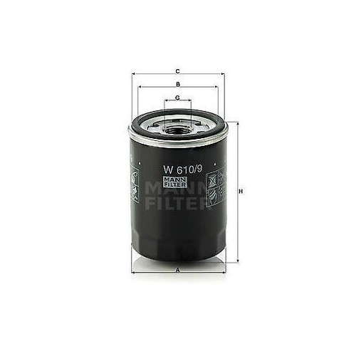 Mann filter 610 oil - 610/9,