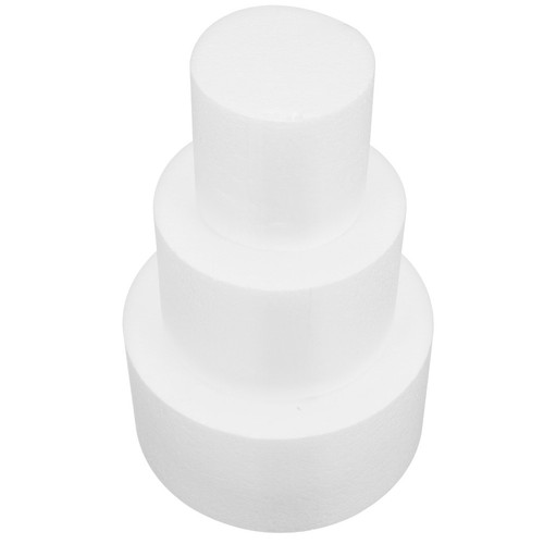 3pcs round foam cake dummy - 3pcs,