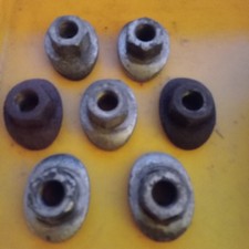 Renault R8 Gordini R10 Dauphine Caravelle  Alpine steel wheel nuts ecrous-rous
