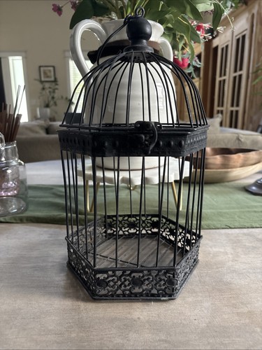 Metal decorative birdcage - metal,
