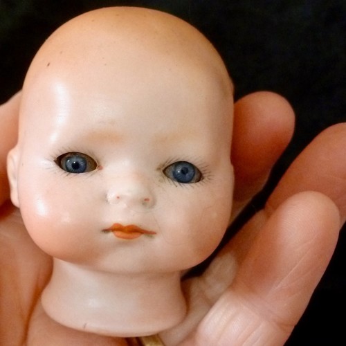 Antique bisque doll head - antique,