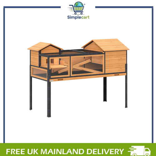 Wooden tortoise house with - tortoise,