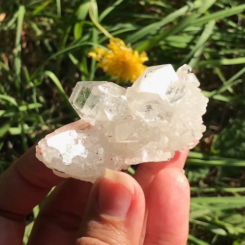 Apophyllite cluster raw - apophyllite,