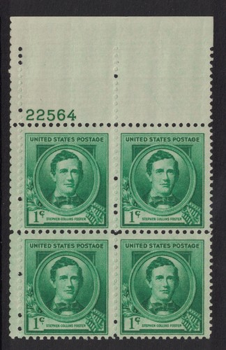 Scott 879 mnh plate - scott, 879-