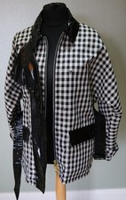 Barbour BY ALEXACHUNG, Black and White Check, Size UK14, USED GOOD CONDITION,