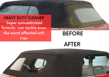 Convertible Car Hood Soft Top Fabric Roof Cleaner Removes Mould Mildew Stains