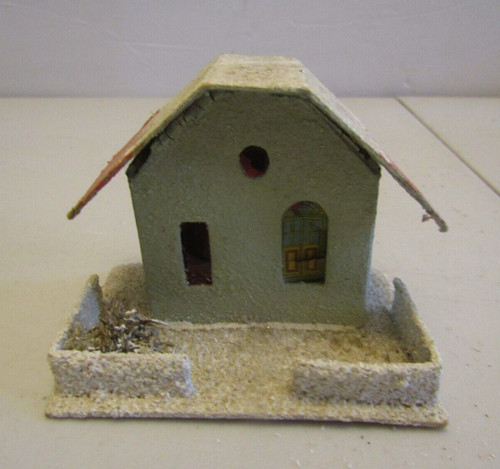 Vintage paper cardboard putz - vintage,
