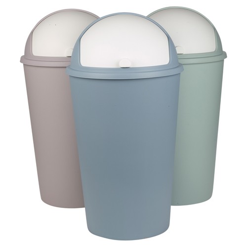 25l push can bin - push,