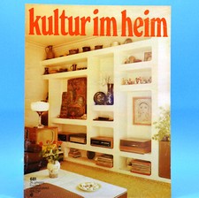 DDR Kultur im Heim 6 1981 Gartenlauben Bezirk Halle Hüttenglas Tapeten Glas G