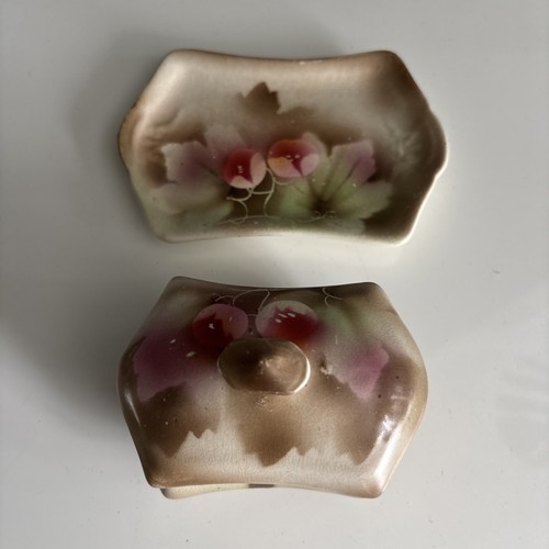 Antique hand painted porcelain - hand-painted,