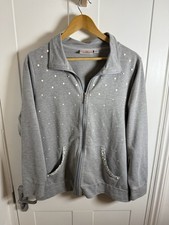 Quacker Factory grey full zip