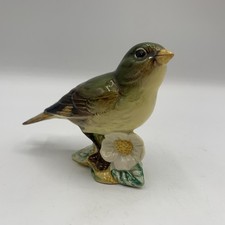 Vintage Beswick 1980'S Bird Green Finch Figurine - Model 2105 VGC
