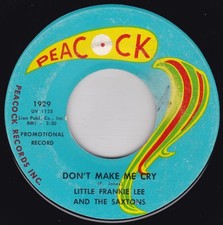 Soul / R&B--Little Frankie Lee ‎– Full Time Lover / Don't Make Me Cry - HEAR  !!