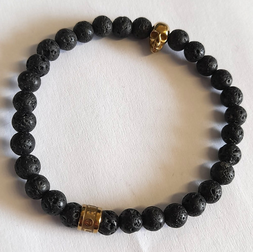 Northskull bracelet beaded - northskull,