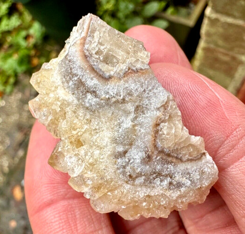 Citrine banded chalcedony - banded,
