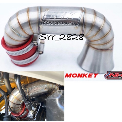 Chrome air intake pipe funnel - chrome,