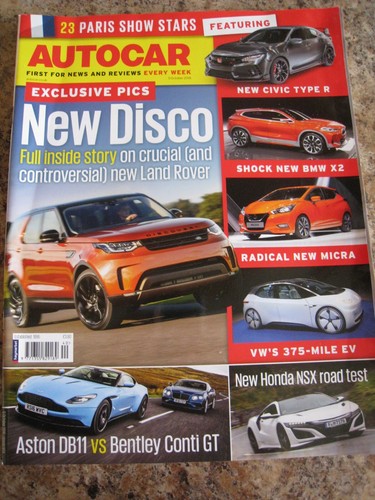 Autocar magazine oct - magazine, 2016