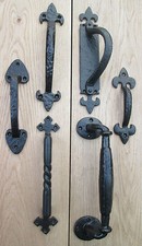 In 6 designs CAST IRON FANCY DECORATIVE ORNATE COUNTRY DOOR PULL HANDLES