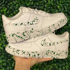 Air Force 1 Custom White Shoes