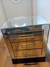 Laura Ashley mirrored Bedside