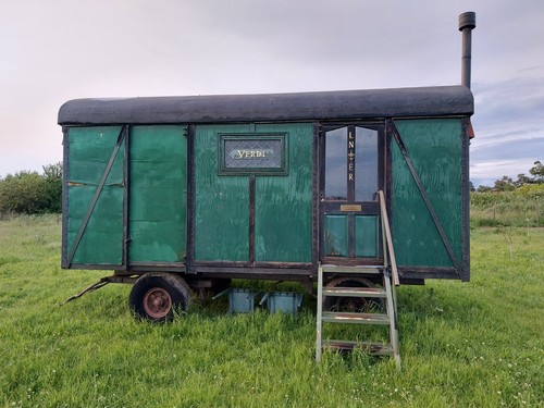 Old vintage train carriage - old,