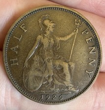 1926 King George V Half Penny