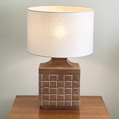 Vintage 70s glazed rectangular - 70s,