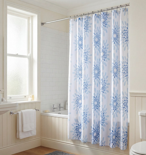 Croydex splash blue shower - blue,