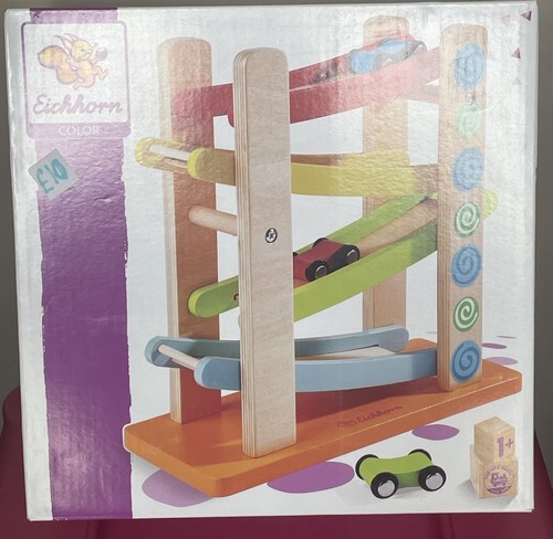Eichhorn wooden car - eichhorn, ramp