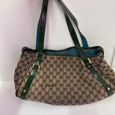 Gucci tote bag beige/green