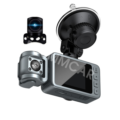 1080p three lens dash cam - lens,