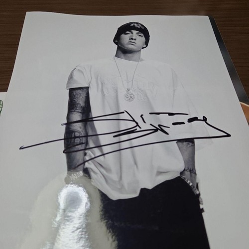 Eminem signed photo - photo, with