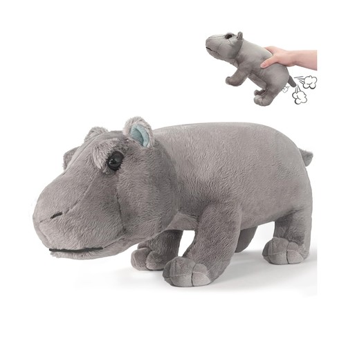 Hippo plush toy - plush, toy,