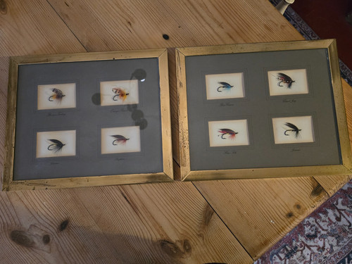 Pair vintage framed - vintage,