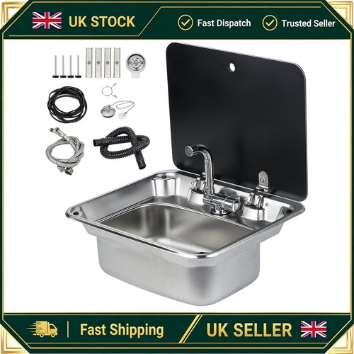 Campervan sink with lid - campervan,