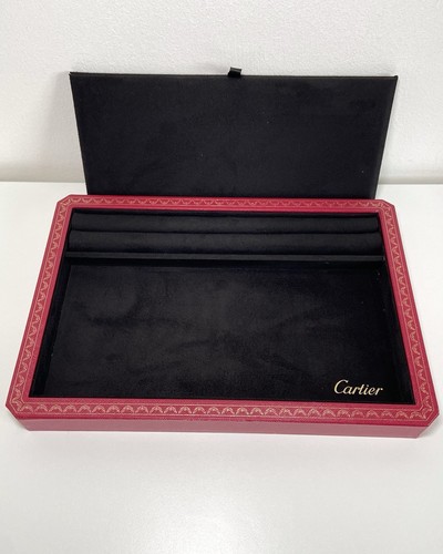 Cartier red jewellery - red, tray